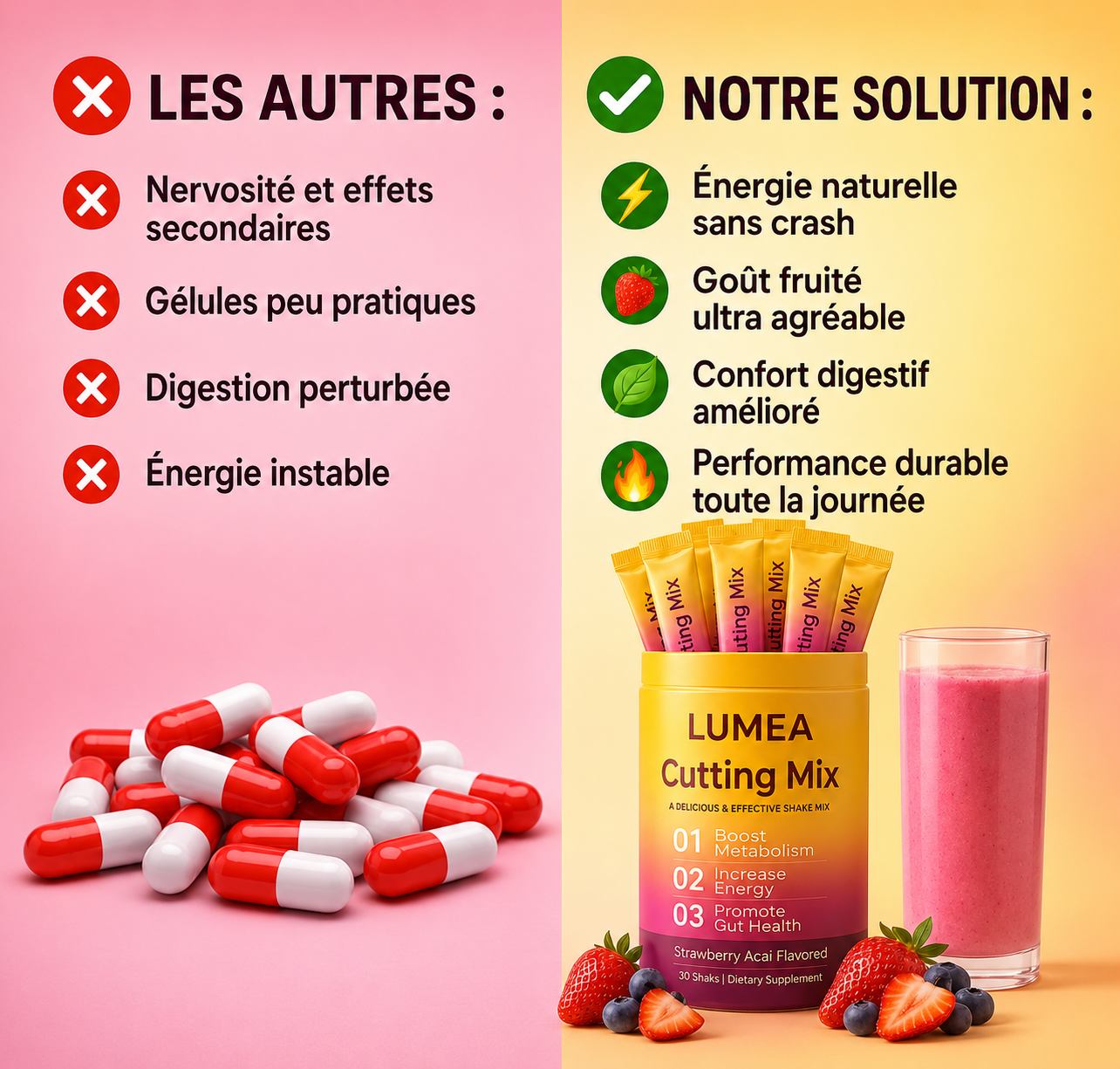 LUMEA - Cutting Mix Naturel